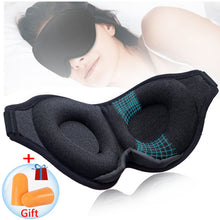 Load image into Gallery viewer, 3D Sleep Mask Eyeshade Block Out Light Sleeping Aid Eyepatch Sleeping Mask for Eye Cover Blindfold Nap Travel Relax Slaapmask
