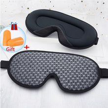 Load image into Gallery viewer, 3D Sleep Mask Eyeshade Block Out Light Sleeping Aid Eyepatch Sleeping Mask for Eye Cover Blindfold Nap Travel Relax Slaapmask
