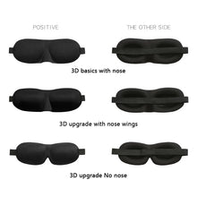Load image into Gallery viewer, 3D Sleeping eye mask Travel Rest Aid Eye Mask Cover Patch Soft Sleeping Mask Blindfold Eye Relax Massager
