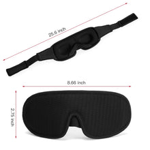 Load image into Gallery viewer, 3D Sleeping Mask Block Out Light Soft Padded Sleep Mask For Eyes Eye Shade Blindfold Sleeping Aid Face Mask Eyepatch
