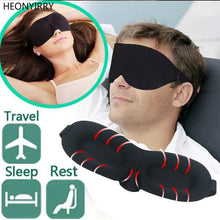 Load image into Gallery viewer, 3D Sleeping eye mask Travel Rest Aid Eye Mask Cover Patch Paded Soft Sleeping Mask Blindfold Eye Relax Massager

