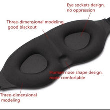 Load image into Gallery viewer, 3D Sleeping eye mask Travel Rest Aid Eye Mask Cover Patch Paded Soft Sleeping Mask Blindfold Eye Relax Massager
