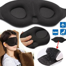 Load image into Gallery viewer, 3D Sleeping eye mask Travel Rest Aid Eye Mask Cover Patch Paded Soft Sleeping Mask Blindfold Eye Relax Massager
