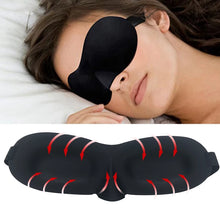 Load image into Gallery viewer, 3D Sleeping eye mask Travel Rest Aid Eye Mask Cover Patch Paded Soft Sleeping Mask Blindfold Eye Relax Massager
