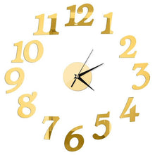 Load image into Gallery viewer, Wall ClockMirror Wall Stickers Removable Art Decal Sticker
