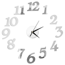 Load image into Gallery viewer, Wall ClockMirror Wall Stickers Removable Art Decal Sticker
