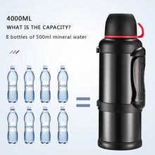Load image into Gallery viewer, 3L/4L Stainless Steel Insulation Kettle, Large Capacity Travel Thermos Bottle, Easy To Carry for Tea Water Double Wall Insulated
