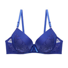 Load image into Gallery viewer, Solid B C D Lace Sexy Women Bra Push Up Big Size Underwear For Lady
