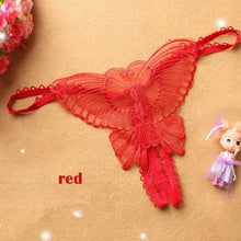 Load image into Gallery viewer, Women Fashion Sexy Lingerie Lace Butterfly Embroidery Underwear Panties Briefs Crotch Thongs
