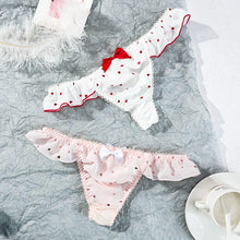 Load image into Gallery viewer, Panties Women Thongs String Sexy Low Waist Seamless Underwear T-back Ladies High Quality Heart Sweet Lingerie G String
