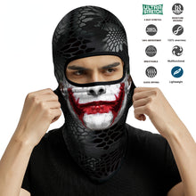Load image into Gallery viewer, Summer Balaclava Motorcycle Full Face Shield Outdoor Protective Bandana Scarf Army Cover Joker Breathable Neck Gaiter Venom Mask
