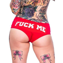 Load image into Gallery viewer, Women Summer Cotton Solid Letter Print Sexy Underwear Plus SizePanties
