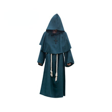 Load image into Gallery viewer, Monk Costume Wizard Priest Cos Costume Halloween Grim Reaper Robe Cosplay Costume

