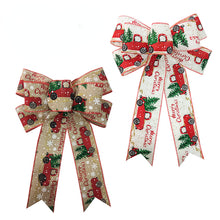 Load image into Gallery viewer, Christmas Ribbon Bow Christmas Decorative Bowknot DIY Bow Ribbon
