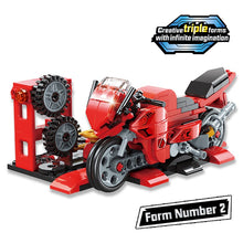 Load image into Gallery viewer, 3in1 High-Tech Creative City Train Building Blocks Motorcycle Road Roller Bricks DIY kid Transform Train Toys Children Gift
