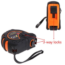 Load image into Gallery viewer, 3m 5m Retractable Tape Measure 3-Way-Lock Metric Rubber Measuring Tape Rule
