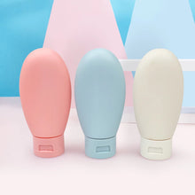 Load image into Gallery viewer, 3pcs/set Nordic Syle Travel Refillable Bottle Kit Portable Essence Shampoo Shower Gel Bottles Container Can carry on the Plane
