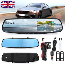 Load image into Gallery viewer, 4.3inch HD 1080P Dual Lens Car DVR Dash Cam Auto Front And Rear Mirror Camera Digital Video Recorder Vehicle Electronics
