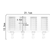 Load image into Gallery viewer, 4/8 Cell Magnum Silicone Mold Silicone Ice Cream Mold Popsicle Molds DIY Ice Cream Mould Ice Pop Maker Mould Ice Tray
