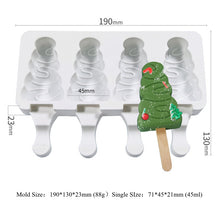 Load image into Gallery viewer, 4/8 Cell Magnum Silicone Mold Silicone Ice Cream Mold Popsicle Molds DIY Ice Cream Mould Ice Pop Maker Mould Ice Tray
