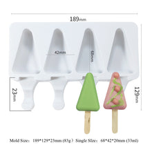 Load image into Gallery viewer, 4/8 Cell Magnum Silicone Mold Silicone Ice Cream Mold Popsicle Molds DIY Ice Cream Mould Ice Pop Maker Mould Ice Tray
