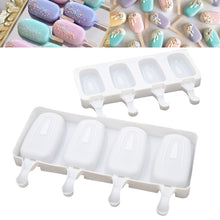 Load image into Gallery viewer, 4/8 Cell Magnum Silicone Mold Silicone Ice Cream Mold Popsicle Molds DIY Ice Cream Mould Ice Pop Maker Mould Ice Tray
