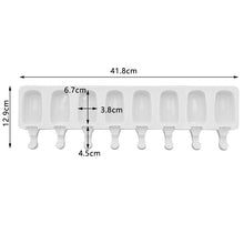 Load image into Gallery viewer, 4/8 Cell Magnum Silicone Mold Silicone Ice Cream Mold Popsicle Molds DIY Ice Cream Mould Ice Pop Maker Mould Ice Tray

