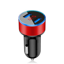 Load image into Gallery viewer, 4.8A LED Display USB Phone Charger Car-Charger for Xiaomi Samsung For iPhone 12 11 Pro 7 8 Plus Mobile Phone Adapter Car Charger
