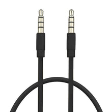 Load image into Gallery viewer, 4 Pole Aux Cable 3.5mm Male to Male Jack Audio Cable Nickel Plated Plug Stereo Audio Cord for Headphone Speaker MP3/4 CD Player

