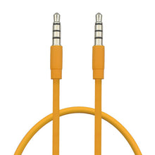 Load image into Gallery viewer, 4 Pole Aux Cable 3.5mm Male to Male Jack Audio Cable Nickel Plated Plug Stereo Audio Cord for Headphone Speaker MP3/4 CD Player
