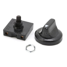 Load image into Gallery viewer, 4-Position 3-Speed Fan Selector Rotary Switch Governor with Knob 13AMP 120V-250V
