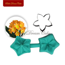 Load image into Gallery viewer, Flower Petal Veiner Silicone Molds With Stainless Steel Cutter Mold Set Fondant DIY Handmade Mould Cake Decorating Tool
