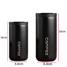 Load image into Gallery viewer, 400ml 550ml Stainless Steel Coffee Mug with Lid Thermal Cup Thermos for Water Cafe Travel Drinkware Insulated Water Bottle
