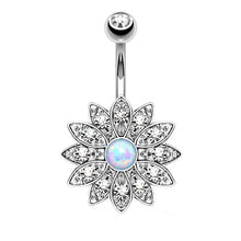 Load image into Gallery viewer, Belly Ring Piercing Jewelry SUNFLOWER Navel Order
