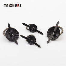 Load image into Gallery viewer, Doorknob 40Pcs Antique Sun Drawer Cabinet Desk Door Pull Handle Knob Furniture Hardware,Ring Pin Handle,Bronze Tone
