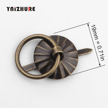 Load image into Gallery viewer, Doorknob 40Pcs Antique Sun Drawer Cabinet Desk Door Pull Handle Knob Furniture Hardware,Ring Pin Handle,Bronze Tone
