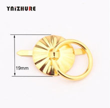Load image into Gallery viewer, Doorknob 40Pcs Antique Sun Drawer Cabinet Desk Door Pull Handle Knob Furniture Hardware,Ring Pin Handle,Bronze Tone
