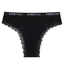 Load image into Gallery viewer, Women's Cotton Panties Girls Letter Thongs Brazilian Pantys Sexy Lace Underwear For Woman Lingerie Bikini Panty
