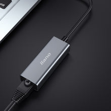 Load image into Gallery viewer, USB2.0 100M Wired Network Port USB to Network Port Adapter for MacBook,Laptop,Cpmputer,Lenovo and More
