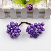 Load image into Gallery viewer, 40pcs Mini Artificial Flower Fruit Foam Berry Christmas Decoration Bouquet For Wedding Home Decor DIY Scrapbooking Bacca Wreath
