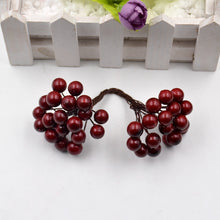Load image into Gallery viewer, 40pcs Mini Artificial Flower Fruit Foam Berry Christmas Decoration Bouquet For Wedding Home Decor DIY Scrapbooking Bacca Wreath

