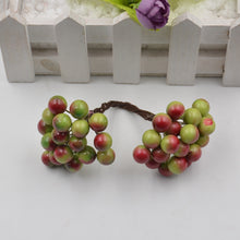 Load image into Gallery viewer, 40pcs Mini Artificial Flower Fruit Foam Berry Christmas Decoration Bouquet For Wedding Home Decor DIY Scrapbooking Bacca Wreath
