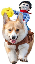 Load image into Gallery viewer, Halloween Costume Delifur Pet  Dog  Pet Suit Cowboy Rider Style Dog Carrying

