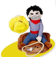 Load image into Gallery viewer, Cowboy Rider Halloween Costumes for Dogs Clothes Knight Style with Doll Hat for Halloween Day Pet Costume
