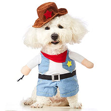 Load image into Gallery viewer, Impoosy Halloween Dog Costume Funny Pet Doll Clothes Cosplay Party Apparel Outfits for Small and Medium Dogs Cats (M,Neck:9-11)
