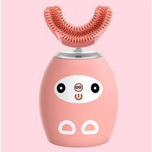 Load image into Gallery viewer, 360° Contact Kids Electric Toothbrush Automatic U Shape Brush Age 2-15
