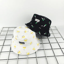 Load image into Gallery viewer, Banana Fries Bucket Hat Bucket Hat Women's Double-Sided Sun Hat Summer Street Leisure Couples' Cap
