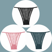 Load image into Gallery viewer, 3PCS/Set Sexy Low-waist Briefs Female Underpants Panty Breathable Women Lingerie Intimates S-XL Transparent Lace Women Panties

