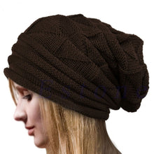 Load image into Gallery viewer, Pleated Flanging Sleeve Cap Women's Autumn and Winter Skiing Woolen Cap Outdoor Knitted Hat

