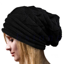 Load image into Gallery viewer, Pleated Flanging Sleeve Cap Women's Autumn and Winter Skiing Woolen Cap Outdoor Knitted Hat
